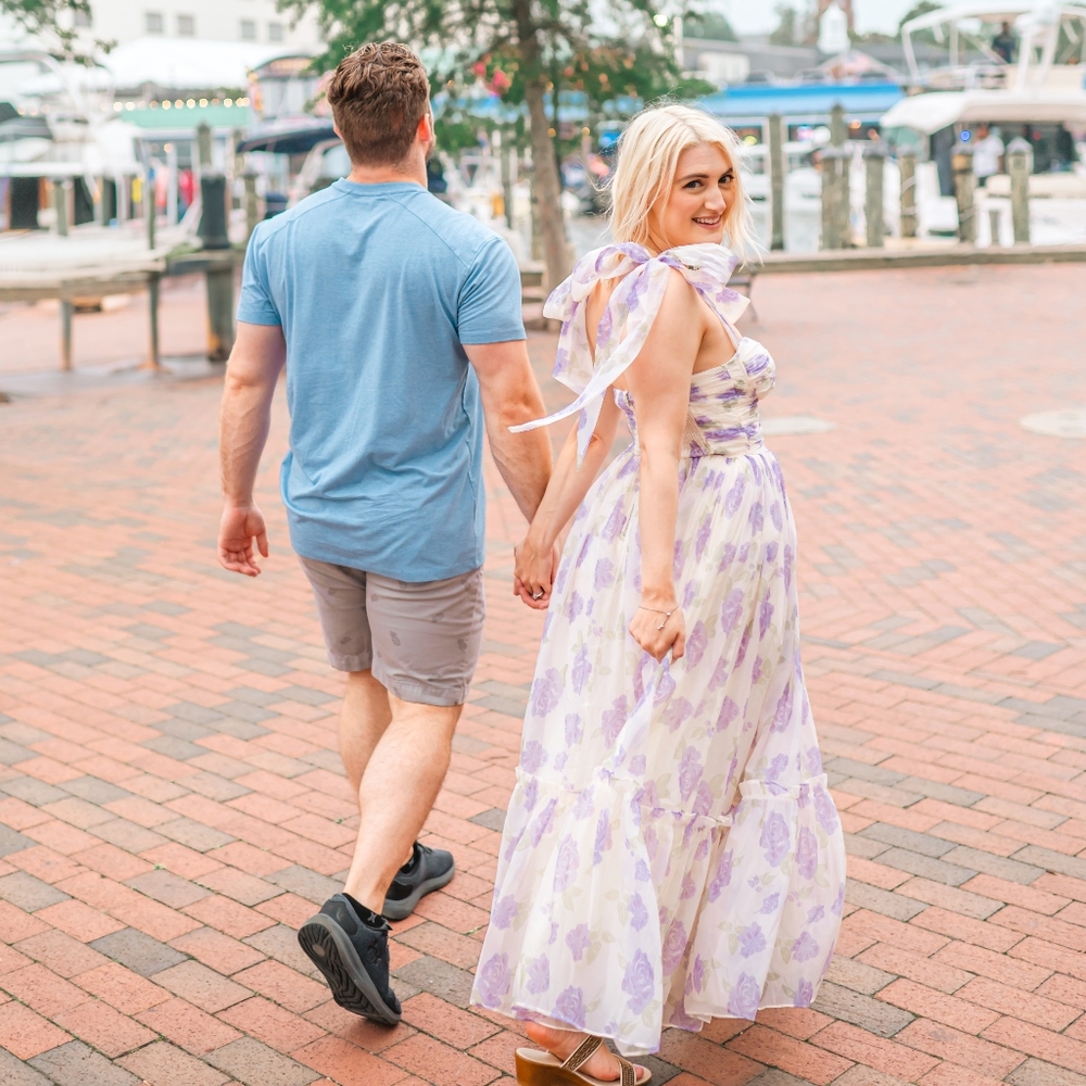 Petal and Pup Floral Dress